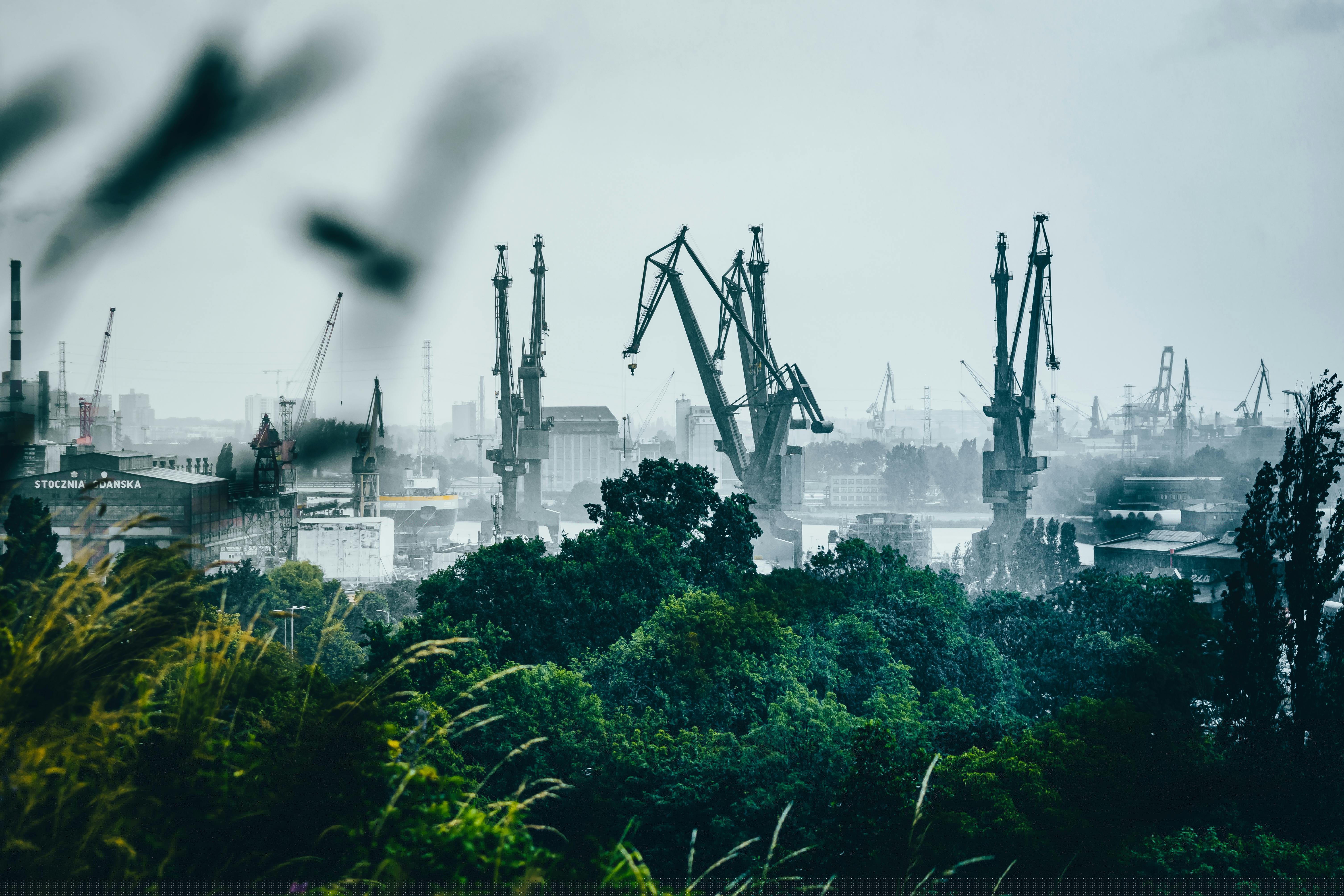 Panorama na stocznię